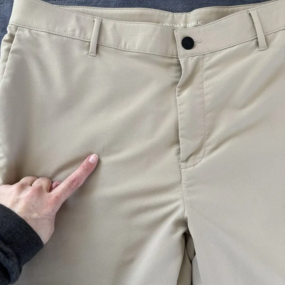 Banana Republic Men’s Flat Front Performance Stretch Slim Fit Pant 38x30.5